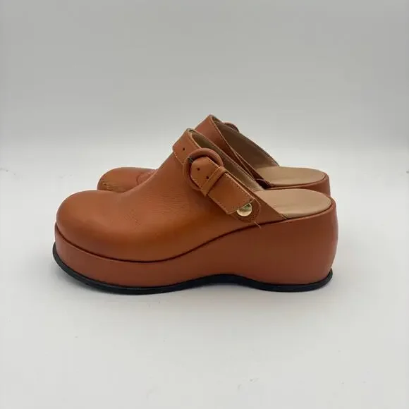 Paloma Wool Odessa Clogs Platform Leather Chunky Clogs Women's 38 Boho Y2K - Picture 6 of 15